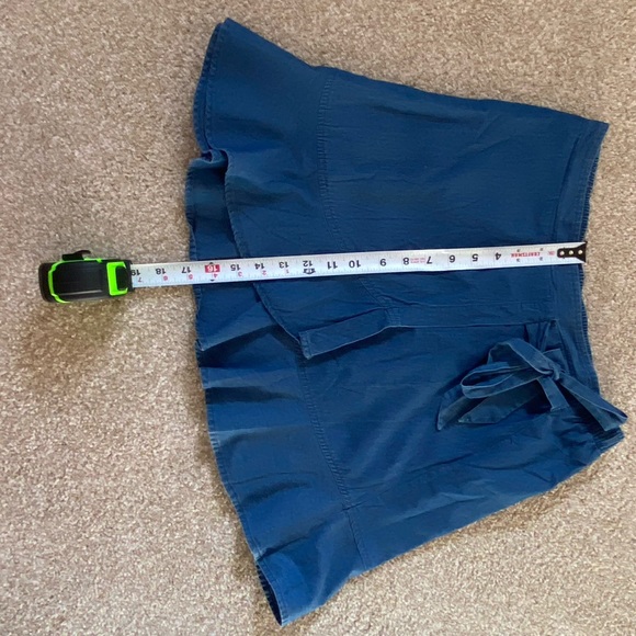 BCBGeneration Denim Faux Wrap Skirt - Picture 3 of 6